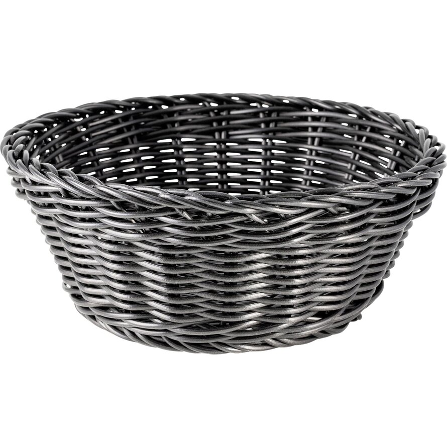 Korb rund 20x8cm schwarz
