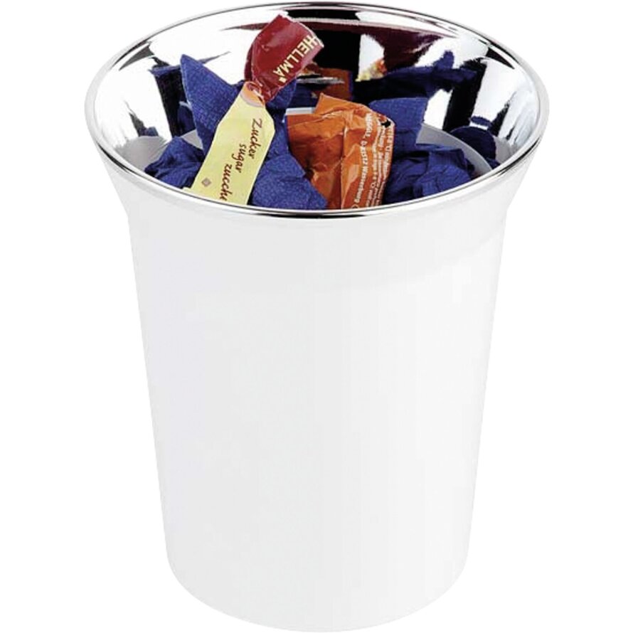 Tischabfallbehälter/Besteckbehälter weiß