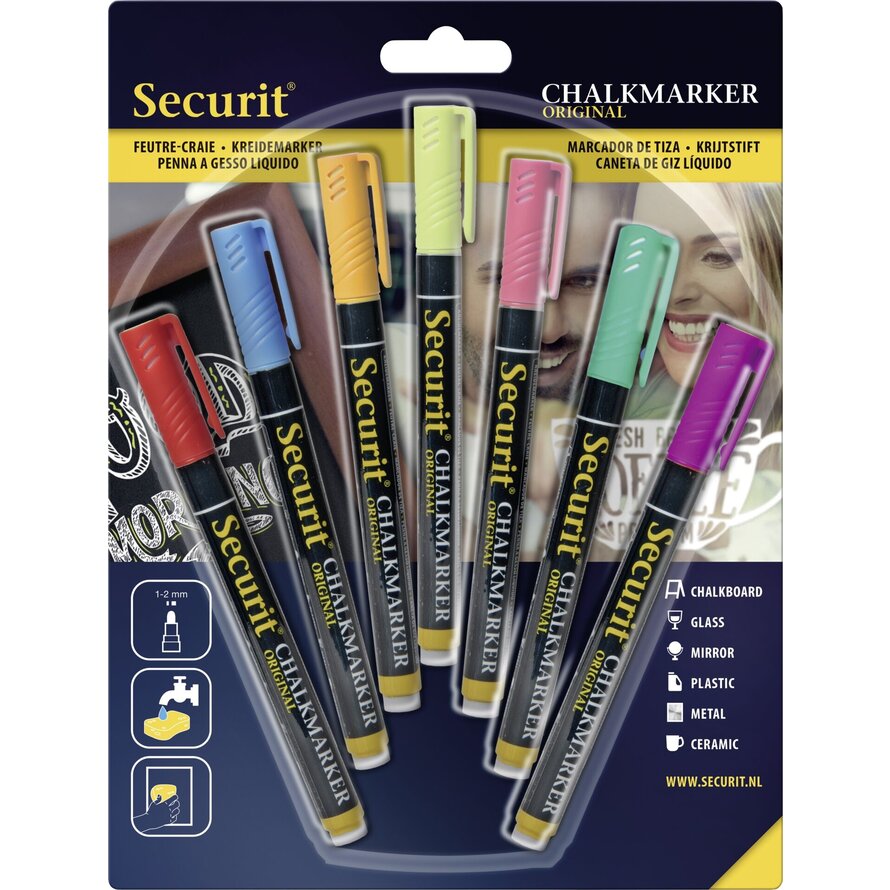 Kreidemarker-Set, bunt