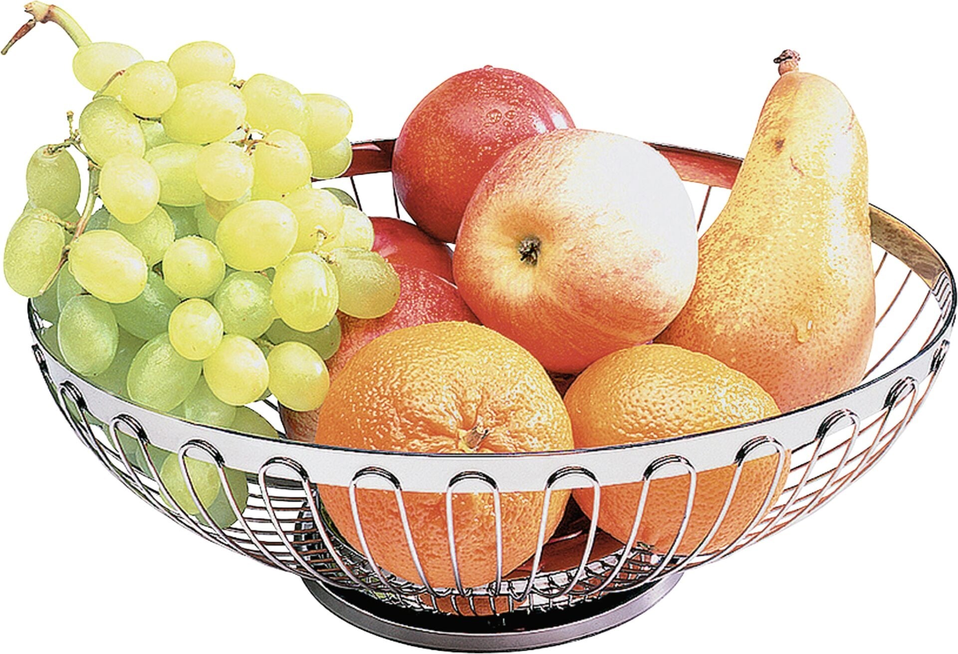 LACOR Brot- Und Obstkorb Aus Edelstahl – 24 Cm Durchmesser – Profi-Qualität Für Küche & Gastronomie