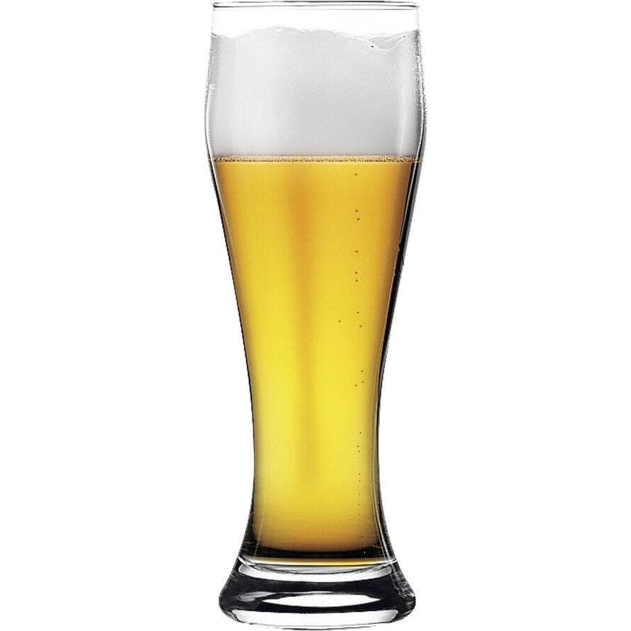 Weizenbierglas 0,5 L mit Füllstrich
