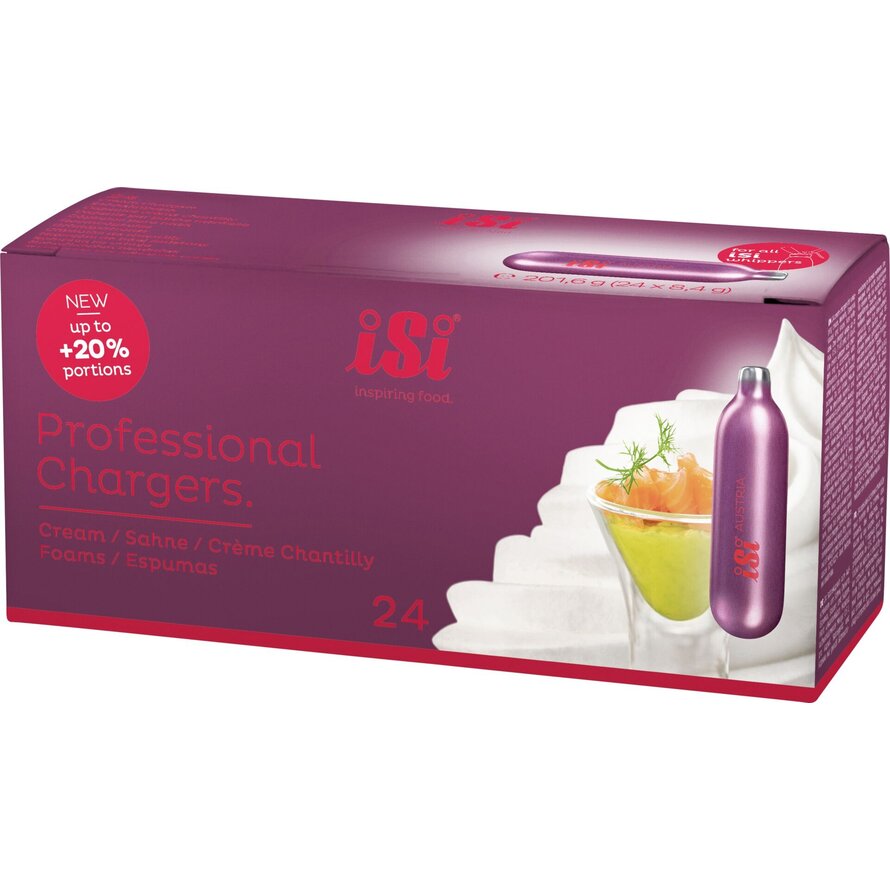 iSi Power Kapsel silber-purpur