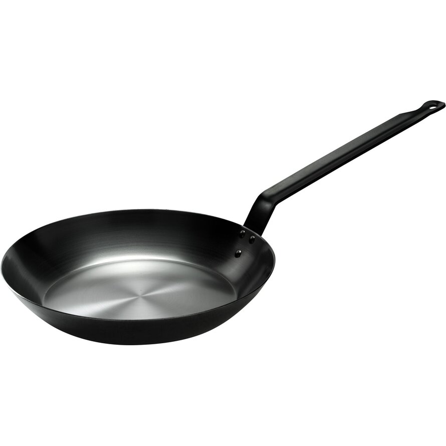 Eisenpfanne, schwer, flach Ø 32cm