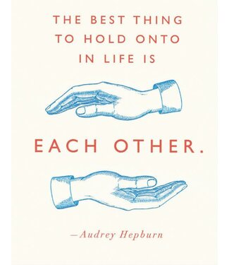 Archivist Gallery Archivist Gallery - Hold Onto Each Other - Greeting Card