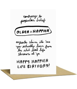 People I've Loved - Happy Life - Greeting Card