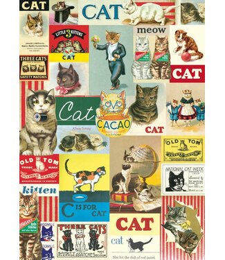 Cavallini - Gatos - Papel Regalo/Póster