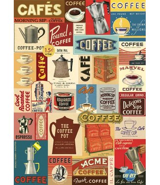 Cavallini Papers & Co - Coffee - Wrap/Poster