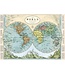 Cavallini Papers & Co - Hemispheres Map 2 - Wrap/Poster
