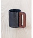 Matimañana - Mug with Wooden Handle - Matt Black