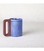 Matimañana - Taza con Asa de Madera - Azul