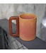 Matimañana - Mug with Wooden Handle - Orange