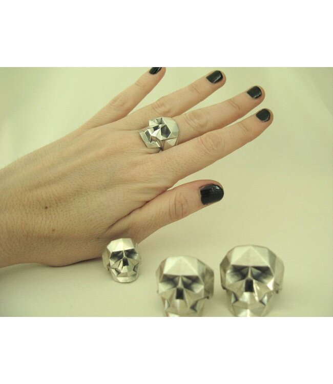 Xtellar - Skull Ring - Silver