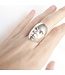 Xtellar - Face Ring - Medium- Silver