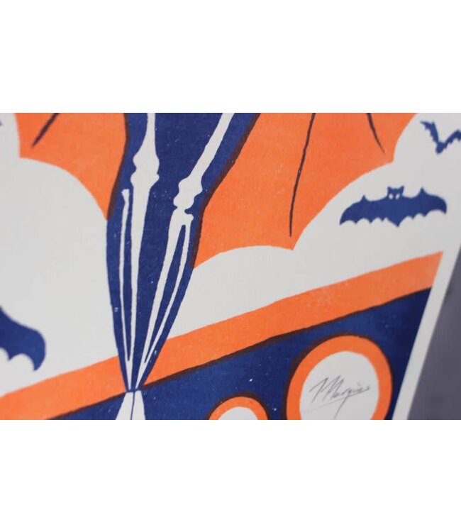 El Marquès - Bat Girl - A3 Risografía