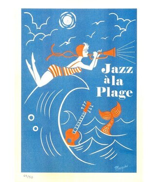 El Marquès - Jazz a La Plage - A3 Risografía