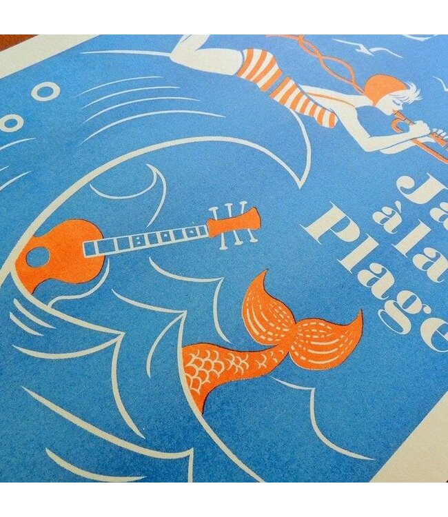 El Marquès - Jazz a La Plage - A3 Risografía