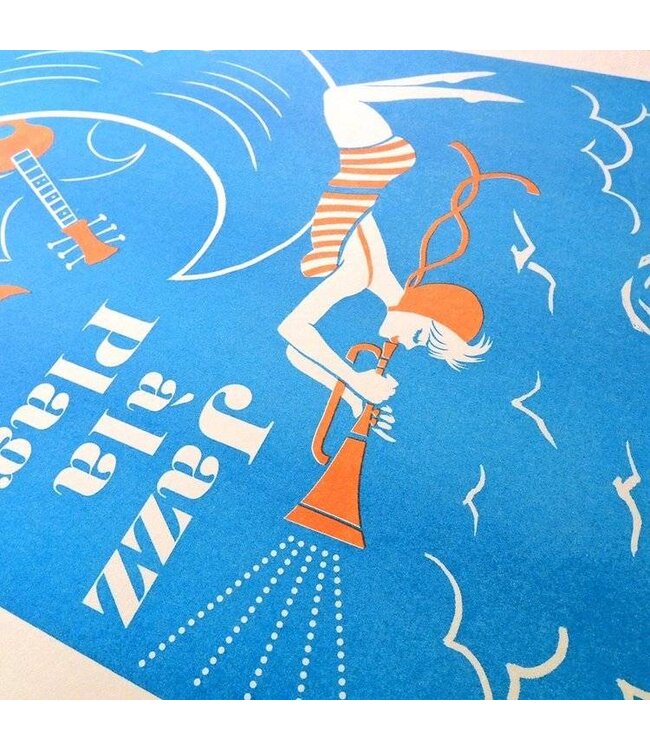 El Marquès - Jazz a La Plage - A3 Risograph