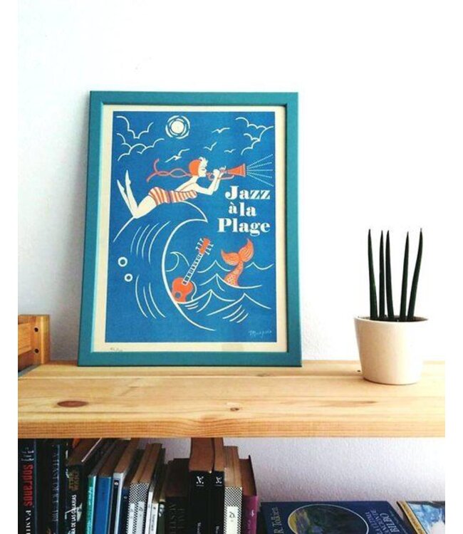 El Marquès - Jazz a La Plage - A3 Risografía