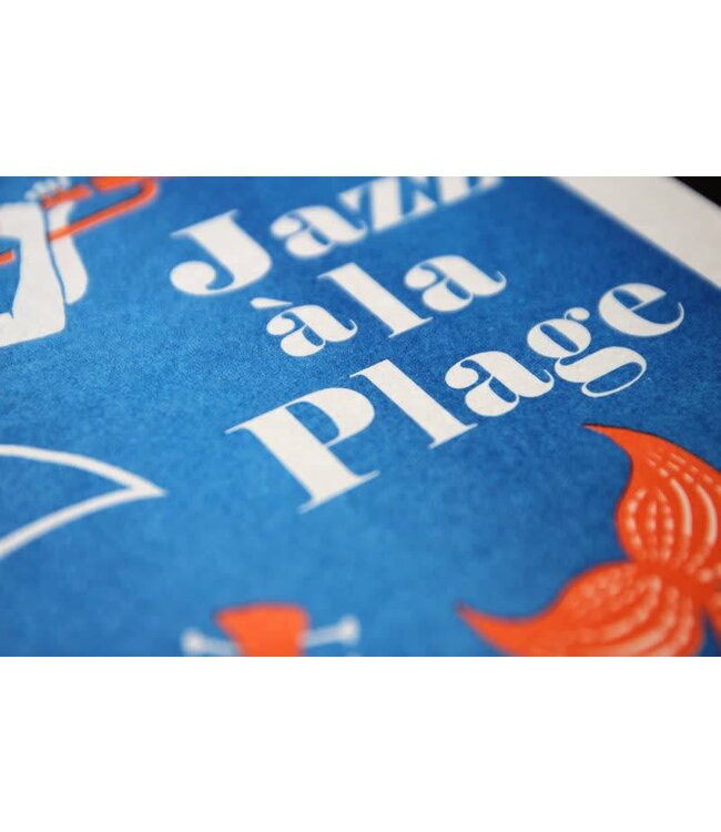 El Marquès - Jazz a La Plage - A3 Risografía