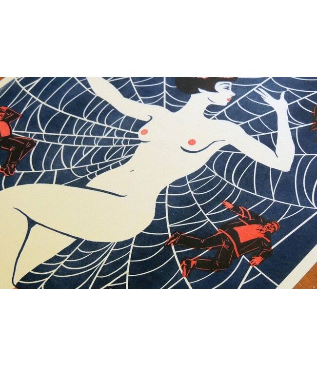 El Marquès - Black Widow - A3 Risografía