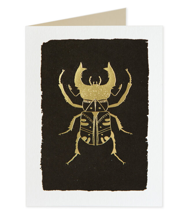 Archivist Gallery Archivist Gallery - Beetle Black - Tarjeta de felicitación