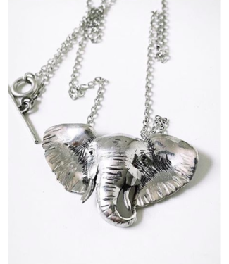 Michi Roman Michi Roman - Elephant Necklace - Plata de Ley