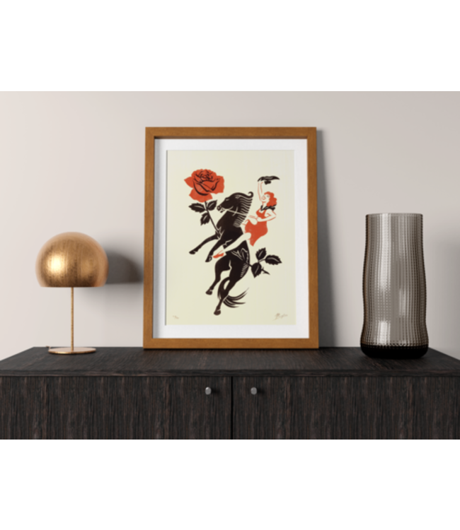 El Marquès - Cow Girl - A3 Risograph