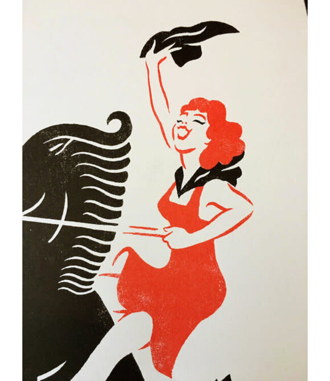 El Marquès - Cowgirl  - A3 Risograph