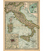 Cavallini - Italia Mapa - Papel Regalo/Póster