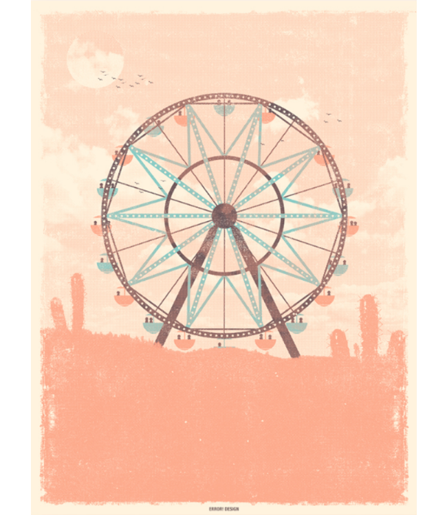 Error Design Error Design - Ferris Wheel - Art Print