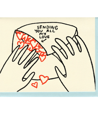 People I've Loved - Sending You All My Love - Greeting Card