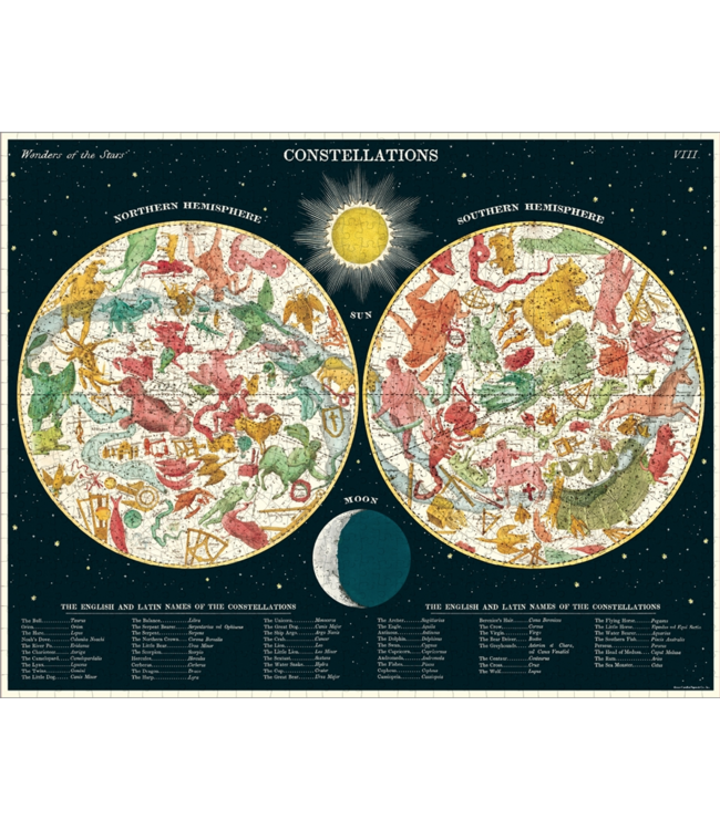 Cavallini Papers & Co - Constellations - 1000 Piece Puzzle