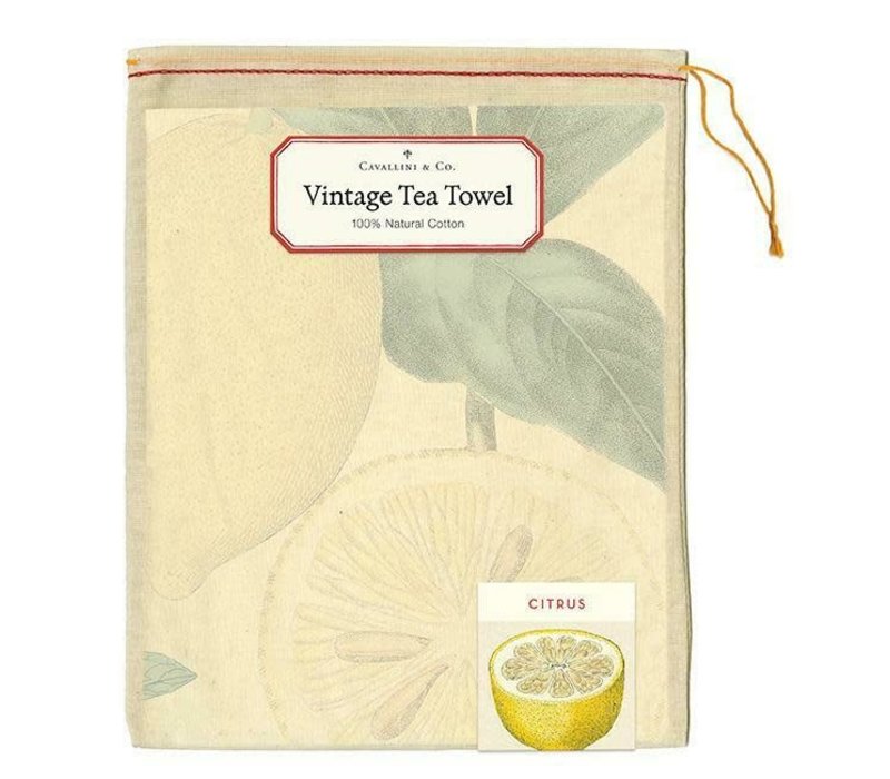 Cavallini - Citrus - Tea Towel