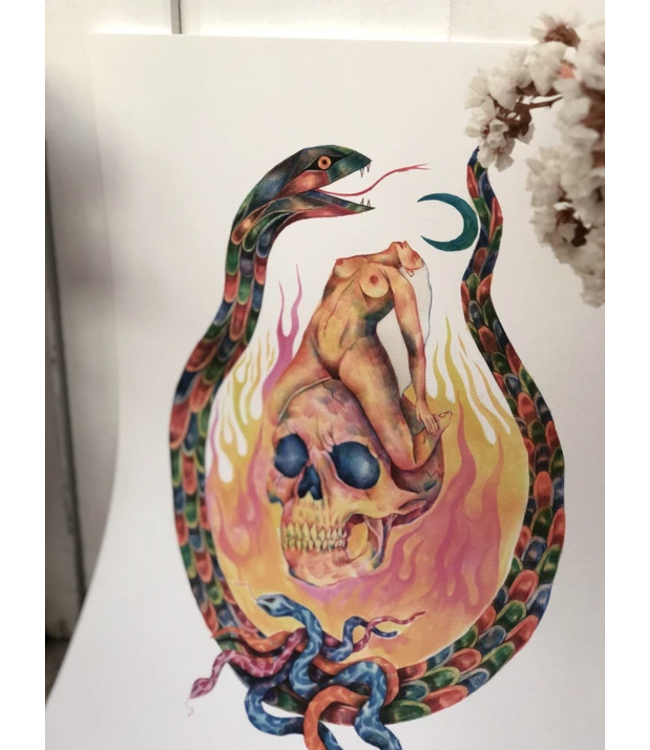 Carmen Seijas Copy of Hanako Mimiko - Healing - Print