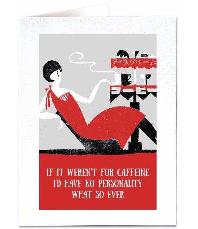 Archivist Gallery - Caffeine - Greeting Card