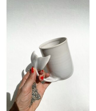 Annick Galimont Annick Galimont - Whale Mug - White