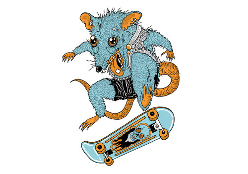 Rapha Hu Rapha Hu - Skate Rat
