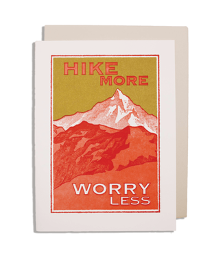 Archivist Gallery Archivist Gallery - Hike More, Worry Less - Greeting Card