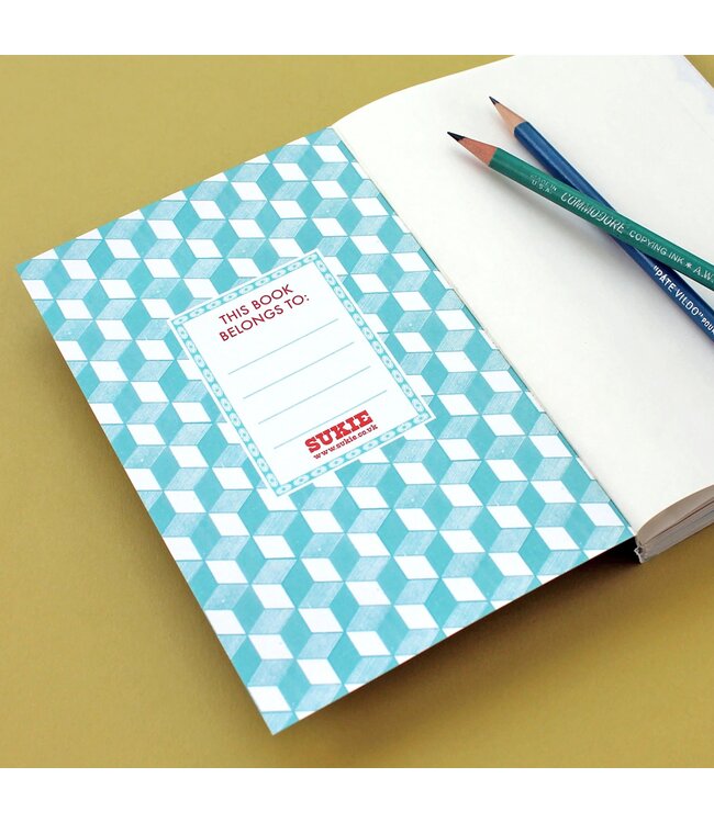 Sukie - World Map - Travel Journal - Dark Blue