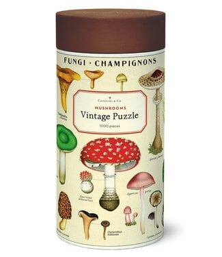 Cavallini Papers & Co - Mushrooms - 1000 Piece Puzzle