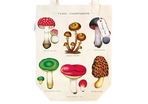 Cavallini Papers & Co Cavallini - Mushrooms Tote Bag