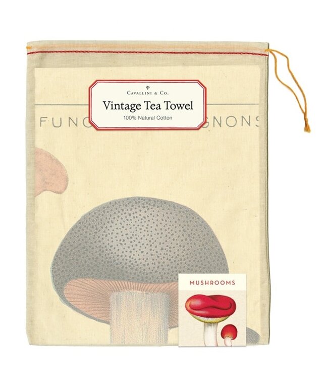 Cavallini - Servilletas Vintage de Setas  (Set de 4)