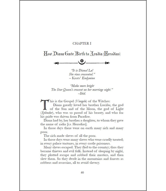 Troy Books Charles Godfrey Leland - Aradia or The Gospel of the Witches