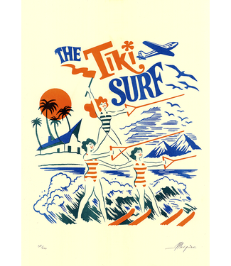 El Marquès - The Tiki Surf - A3 Risografía