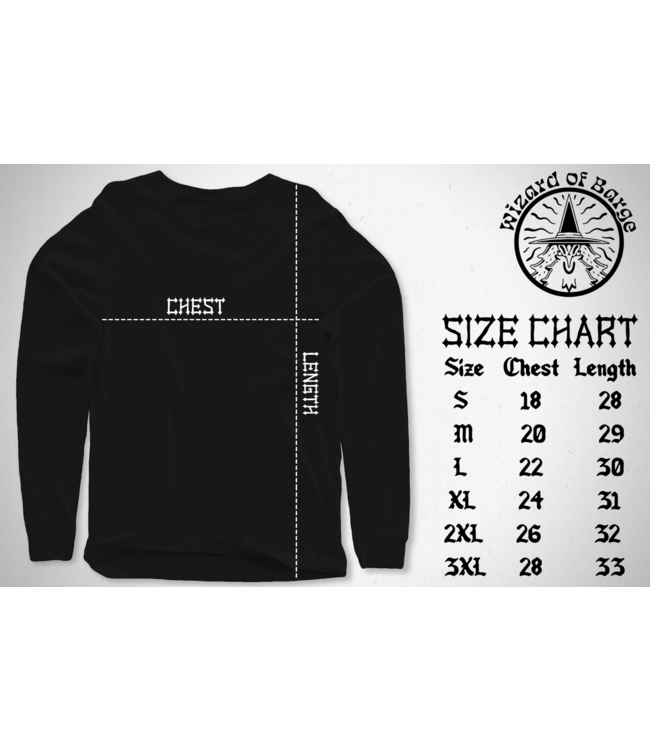 Wizard of Barge Wizard of Barge - Embrace The Unknown Longsleeve