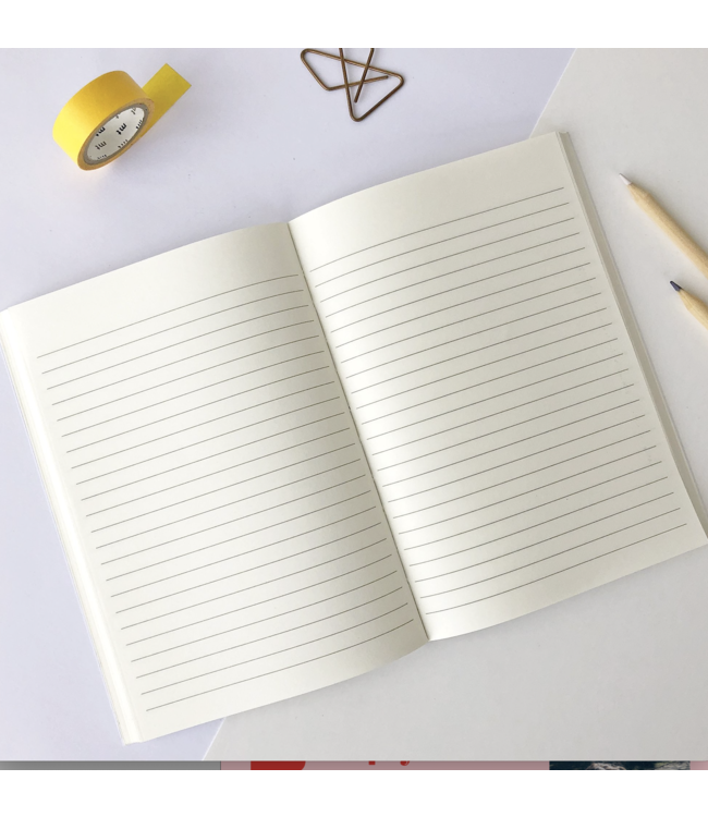 sukie Sukie - My First Novel Literary Notebook - Stripes