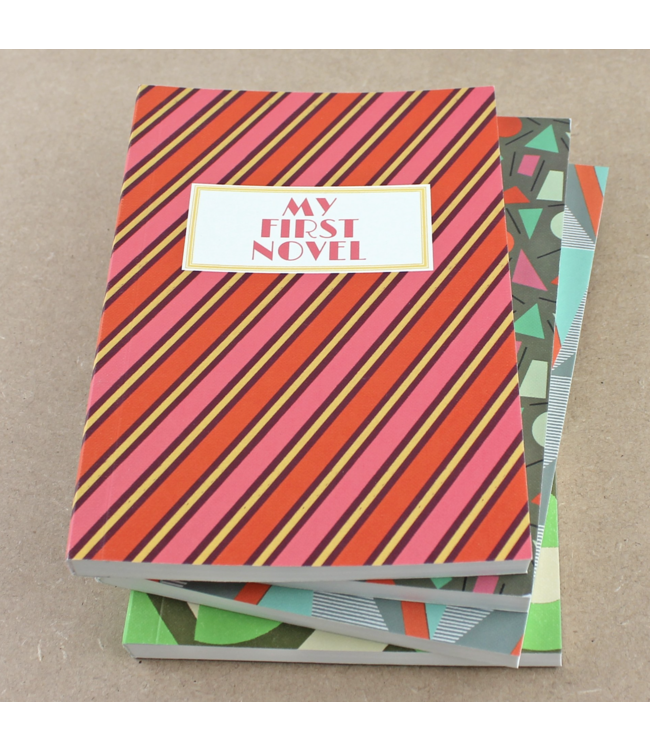 sukie Sukie - My First Novel Literary Notebook - Stripes