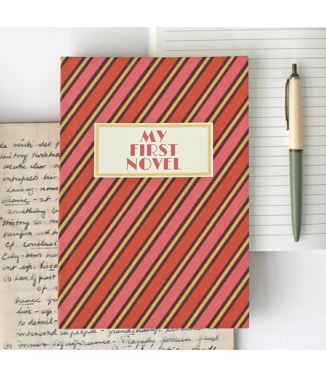 sukie Sukie - My First Novel Literary Notebook - Stripes