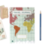 Sukie - World Map Travel Journal - Light Blue