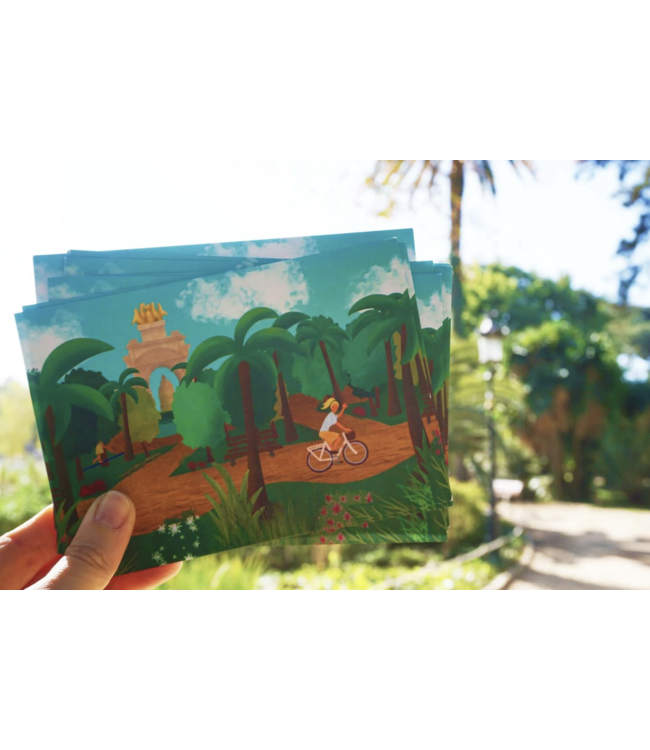 Anouk Anouk - Parc de Ciutadella - Postcard